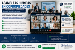 Asamblea híbrida en propiedad horizontal: la solución definitiva para copropietarios en el exterior